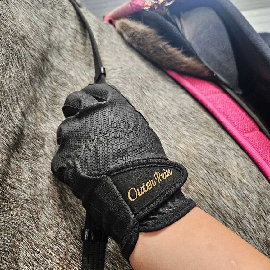 OuterRein Grip-Ratsastushanskat lasten