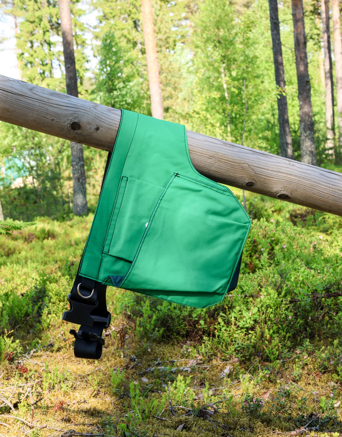 Treenitasku vihreä