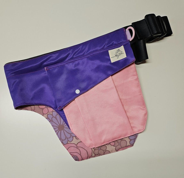 Treenitasku vaaleanpunainen/violetti